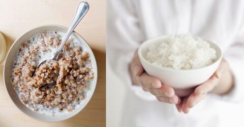 Porridge di riso al grano saraceno per uscire dalla dieta keto